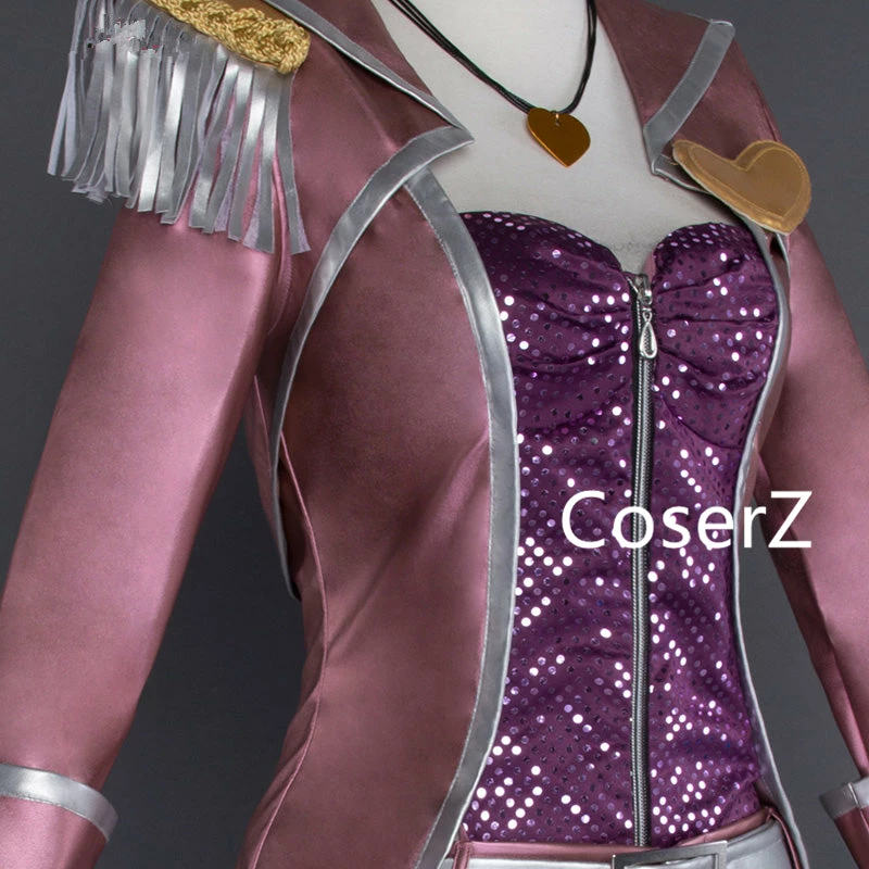 Coserz Promotion Ahri Cosplay Costume The Nine-Tailed Fox Popstar Purple Costume 4 Coserz Promotion Ahri Cosplay Costume The Nine-Tailed Fox Popstar Purple Costume