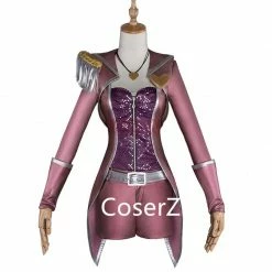 Coserz Promotion Ahri Cosplay Costume The Nine-Tailed Fox Popstar Purple Costume