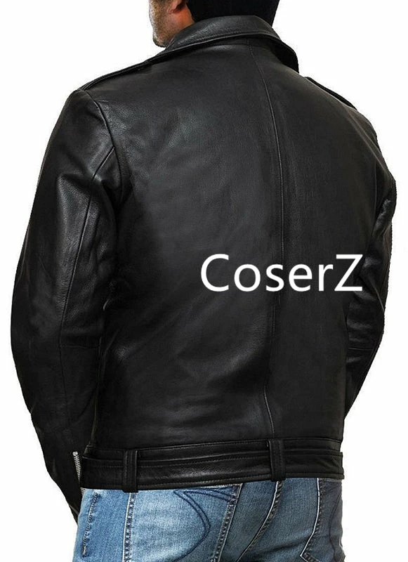 Coserz Promotion The Walking Dead 7 Cosplay Costume Negan Black Leather Jacket 4 Coserz Promotion The Walking Dead 7 Cosplay Costume Negan Black Leather Jacket