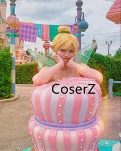 Coserz TinkerBell Cosplay Costume Without Wings, Tinker Bell Costume Adults Without Wings 9 Coserz TinkerBell Cosplay Costume Without Wings, Tinker Bell Costume Adults Without Wings