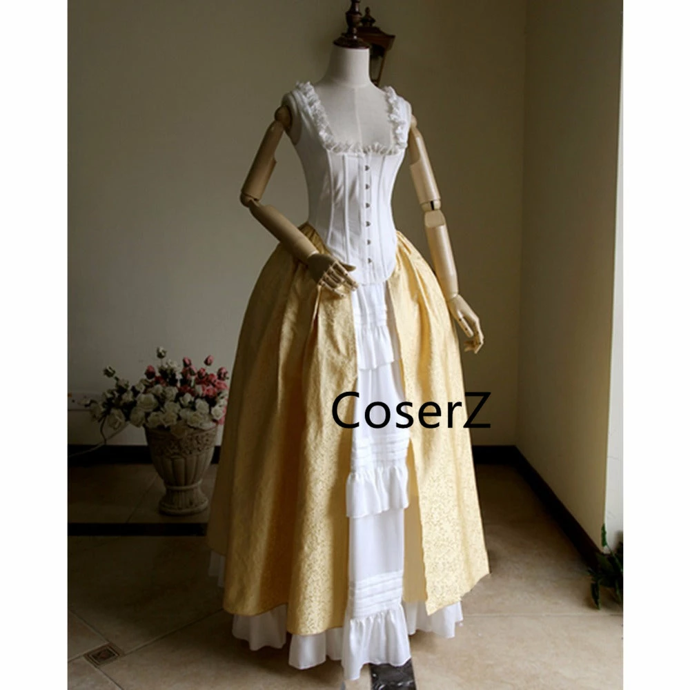 Coserz Promotion Custom Victorian Elegant Gothic Aristocrat 18th Century Women Adult Wedding Cosplay Costume