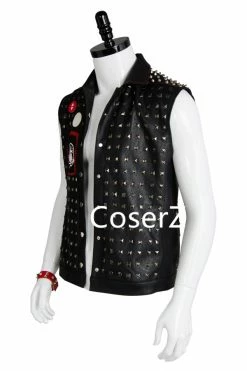 Coserz Watch Dogs 2 Cosplay Costume Wrench I Am Dedsec Shawn Baichoo Vest Jacket Promotion