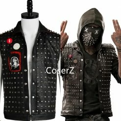 Coserz Watch Dogs 2 Cosplay Costume Wrench I Am Dedsec Shawn Baichoo Vest Jacket Promotion