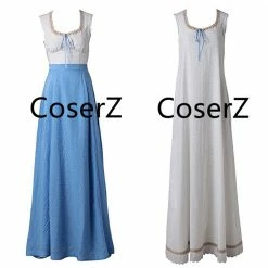 Coserz Westworld Dolores Dress, Westworld Dolores Abernathy Cosplay Costume 14 Coserz Westworld Dolores Dress, Westworld Dolores Abernathy Cosplay Costume