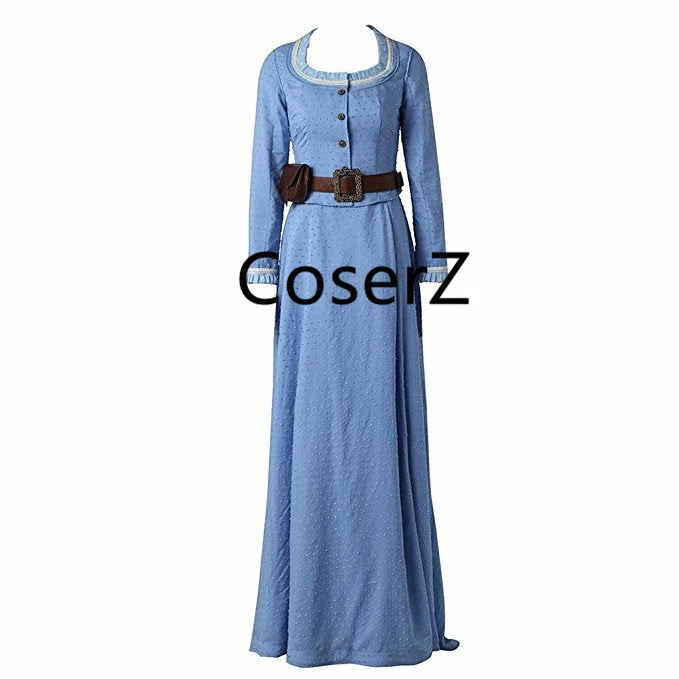 Coserz Westworld Dolores Dress, Westworld Dolores Abernathy Cosplay Costume 5 Coserz Westworld Dolores Dress, Westworld Dolores Abernathy Cosplay Costume
