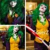 Coserz Women's Joker Costume Women Joker Jack Cosplay Costume Full Outfits 2 Coserz Women's Joker Costume Women Joker Jack Cosplay Costume Full Outfits