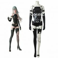 Coserz Custom Made Game NieR:Automata A2 Cosplay Costume, YoRHa Type A No.2 Cosplay Costume