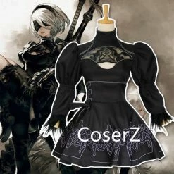 Coserz Nier Automata 2B Cosplay Costume Yorha Disguise Costume Dress