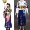 Coserz Final Fantasy X Yuna Cosplay Yuna Costume Halloween Costume Promotion 2 Coserz Final Fantasy X Yuna Cosplay Yuna Costume Halloween Costume Promotion