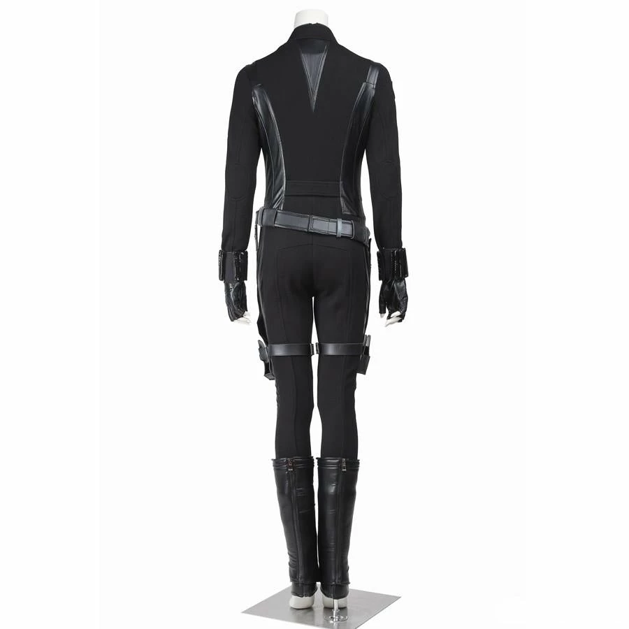 Comic Captain America 2 Black Widow Natasha Romanoff Cosplay Costume 5 Comic Captain America 2 Black Widow Natasha Romanoff Cosplay Costume