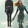 Comic Captain America 2 Natasha Romanoff Black Widow Cosplay Costume 2 Comic Captain America 2 Natasha Romanoff Black Widow Cosplay Costume