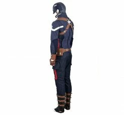 Comic Deluxe Captain America 2 Steve Rogers Cosplay Costume
