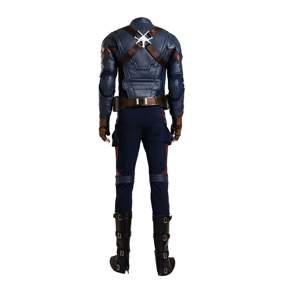 Comic Captain America 3 Civil War Captain America Cosplay Costume Deluxe 5 Comic Captain America 3 Civil War Captain America Cosplay Costume Deluxe