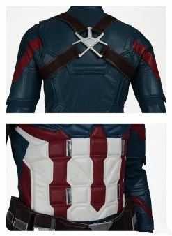 Comic Captain America 3 Civil War Steven Rogers Cosplay Costume Captain America Costume