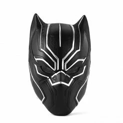 Comic Captain America Civil War Black Panther Latex Mask Halloween Cosplay Helmet