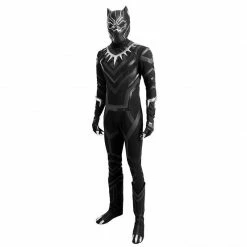 Comic Captain America Civil War Black Panther Cosplay Costume Deluxe