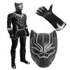 Comic Captain America Civil War Black Panther Cosplay Costume Deluxe
