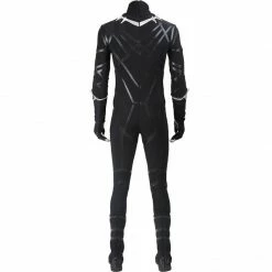 Comic Captain America Civil War Black Panther T'Challa Cosplay Costume With Boots 15 Comic Captain America Civil War Black Panther T'Challa Cosplay Costume With Boots