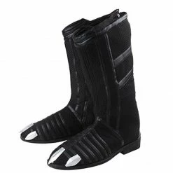 Comic Captain America Civil War Black Panther T'Challa Cosplay Costume With Boots 18 Comic Captain America Civil War Black Panther T'Challa Cosplay Costume With Boots