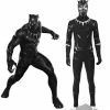 Comic Captain America Civil War Black Panther Costume T'Challa Cosplay Costume