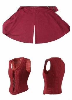 Comic Captain America Civil War Scarlet Witch Costume Wanda Maximoff Cosplay Costume