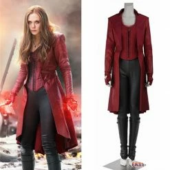 Comic Captain America Civil War Scarlet Witch Costume Wanda Maximoff Cosplay Costume