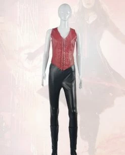 Comic Captain America Civil War Wanda Maximoff Scarlet Witch Cosplay Costume