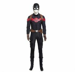 Comic Captain America Hydra Agent Cosplay Costume Full Set 16 Comic Captain America Hydra Agent Cosplay Costume Full Set