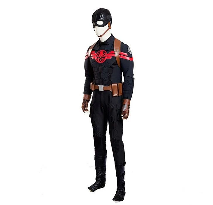 Comic Captain America Hydra Agent Cosplay Costume Full Set 10 Comic Captain America Hydra Agent Cosplay Costume Full Set