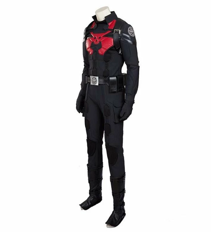 Comic Captain America Hydra Agent Cosplay Costume Full Set 5 Comic Captain America Hydra Agent Cosplay Costume Full Set