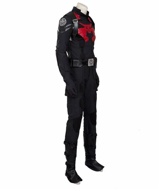 Comic Captain America Hydra Agent Cosplay Costume Full Set 6 Comic Captain America Hydra Agent Cosplay Costume Full Set