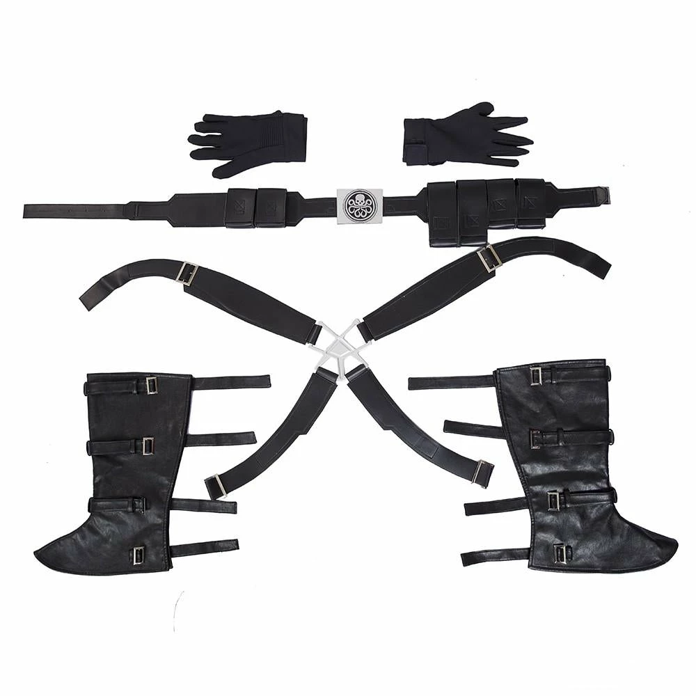 Comic Captain America Hydra Agent Cosplay Costume Full Set 10 Comic Captain America Hydra Agent Cosplay Costume Full Set