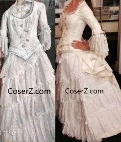 Coserz Christine Daae Wedding Dress, Christine Daae White Dress Phantom Of The Opera Costume