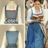 Princess Custom-made 2017 Belle Daily Cosplay Costume