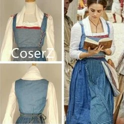 Princess Custom-made 2017 Belle Daily Cosplay Costume