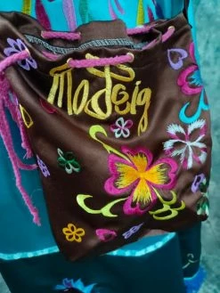 Coserz Encanto Mirabel Costume - Embroidered Adult Mirabel Dress With Bag Embroidery Version 24 Coserz Encanto Mirabel Costume - Embroidered Adult Mirabel Dress With Bag Embroidery Version