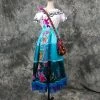 Coserz Encanto Mirabel Costume - Embroidered Adult Mirabel Dress With Bag Embroidery Version 1 Coserz Encanto Mirabel Costume - Embroidered Adult Mirabel Dress With Bag Embroidery Version