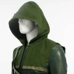 Comic Green Arrow Oliver Queen Arrow Cosplay Costume 11 Comic Green Arrow Oliver Queen Arrow Cosplay Costume