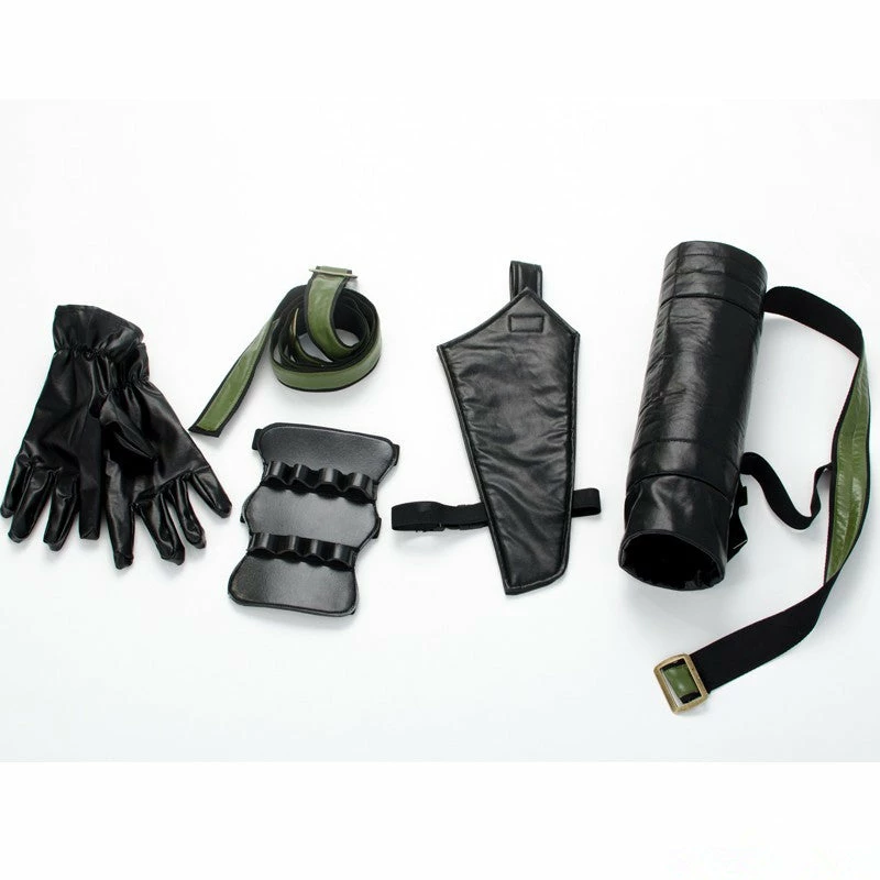 Comic Green Arrow Oliver Queen Arrow Cosplay Costume 7 Comic Green Arrow Oliver Queen Arrow Cosplay Costume