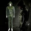 Comic Green Arrow Oliver Queen Arrow Cosplay Costume