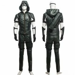 Comic Green Arrow Season 4 Oliver Queen Cosplay Costume Deluxe Outfit