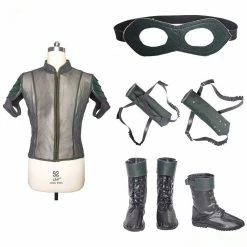 Comic Green Arrow Season 4 Oliver Queen Cosplay Costume Deluxe Outfit 11 Comic Green Arrow Season 4 Oliver Queen Cosplay Costume Deluxe Outfit