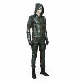 Comic Green Arrow Season 5 Oliver Queen Cosplay Costume Outfit