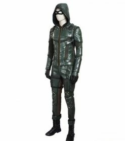 Comic Green Arrow Season 5 Oliver Queen Cosplay Costume Outfit