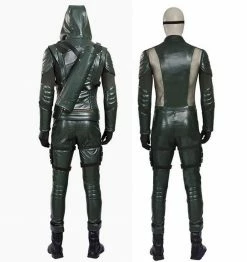 Comic Green Arrow Season 5 Oliver Queen Cosplay Costume Outfit