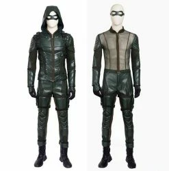 Comic Green Arrow Season 5 Oliver Queen Cosplay Costume Outfit