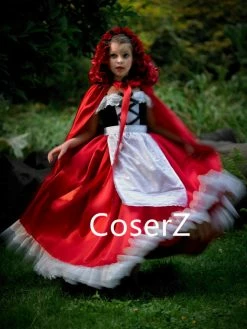 Coserz Promotion Custom Little Red Riding Hood Costume Halloween Cosplay Costume