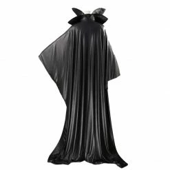 Princess Maleficent Costume Angelina Jolie Black Witch Cloak Dress Cosplay Costume
