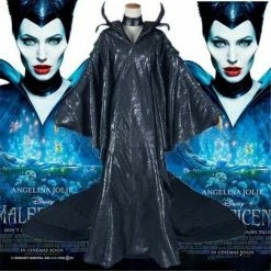 Princess Maleficent Cosplay Costume Black Witch Dress Cosplay