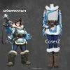 Game Overwatch Mei Costume Cosplay Costume (Coat,Pants, Belt, Bags)
